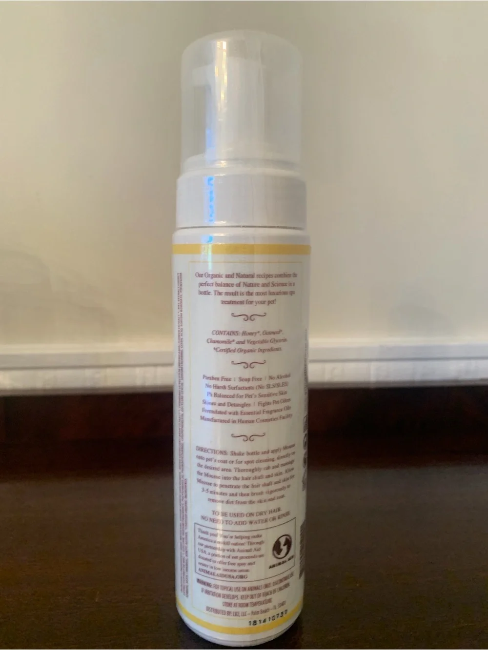 waterless Bath Foam - White